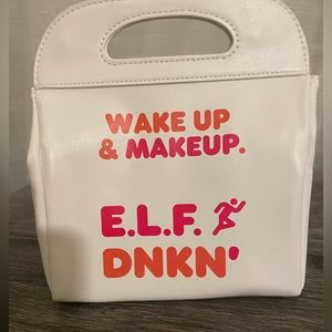 E.L.F. X Dunkin makeup bag NWOT